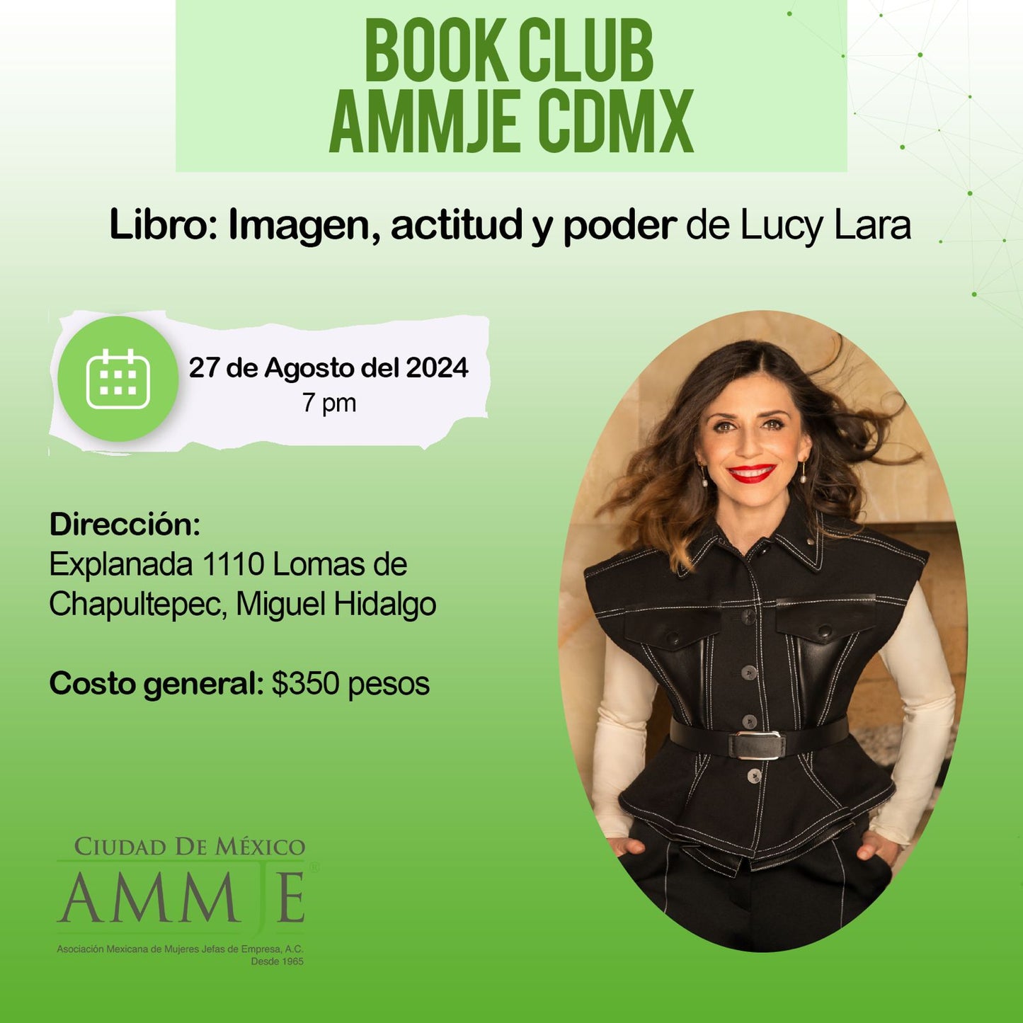 BOOK CLUB AMMJE CDMX AGOSTO